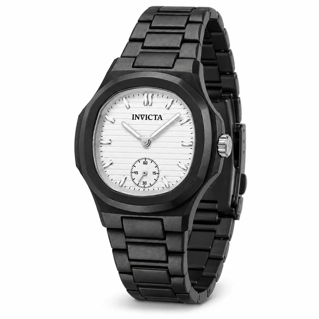 Invicta Celestial Linura Watch - 34.8mm, Black (70397) kol saati