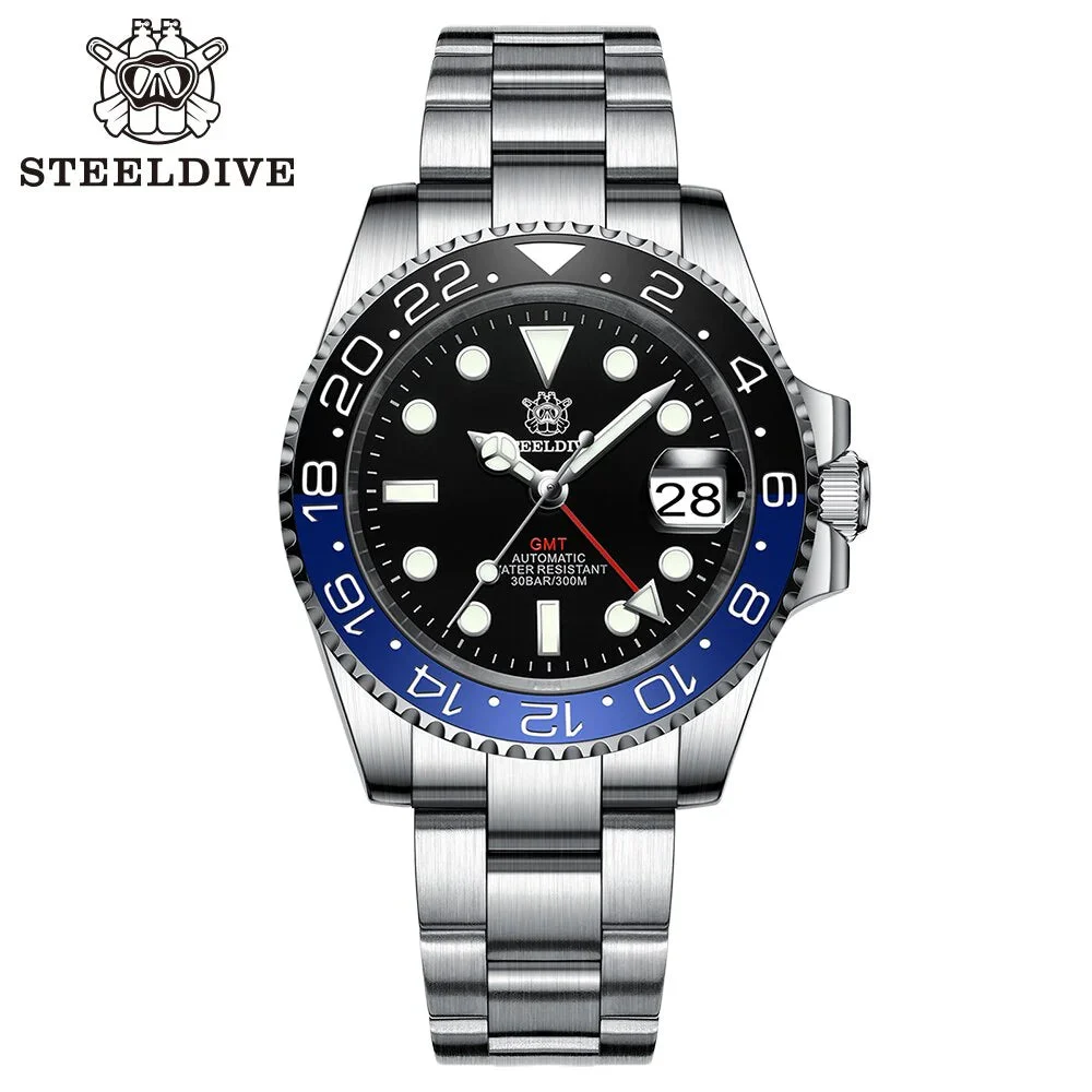 steeldive Gmt WBST1137S 41 mm kol saati