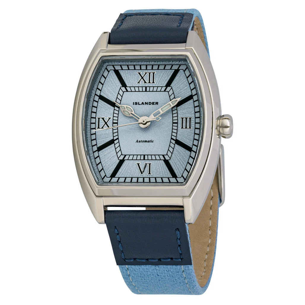 Islander Astoria Automatic Dress Watch with Pale Blue Dial #ISL-263 44.2 mm kol saati