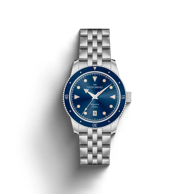 Vittorino Watches Legacy Blue kol saati