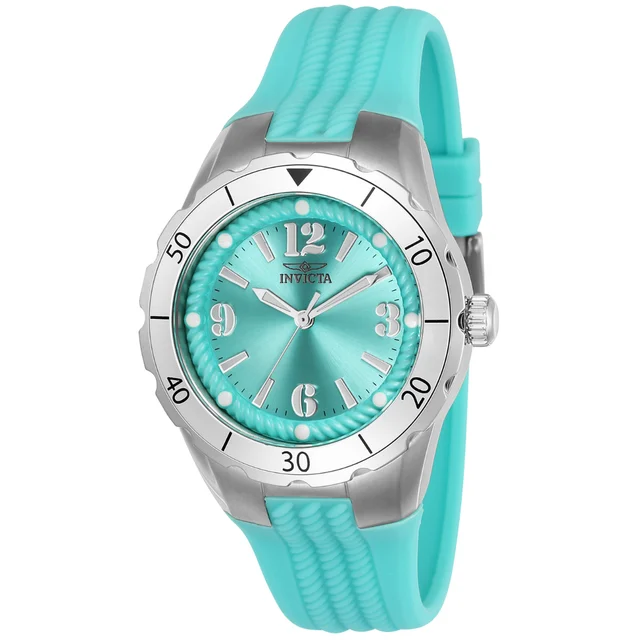 Invicta Angel Halo Watch - 38mm. Light Blue (24124) kol saati