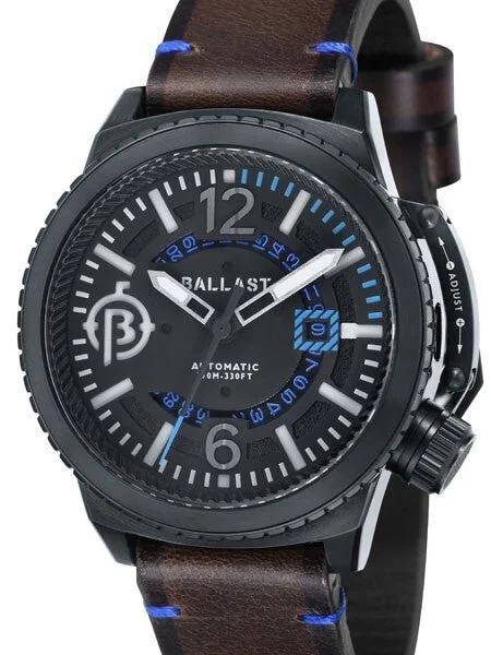Ballast Trafalgar Automatic Watch with Unique Bezel System #BL-3133-05 46.5 mm kol saati