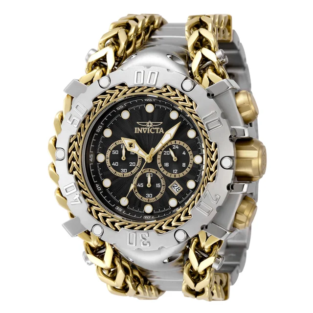 Invicta Gladiator Watch - 58.3mm. Gold. Steel (48188) kol saati