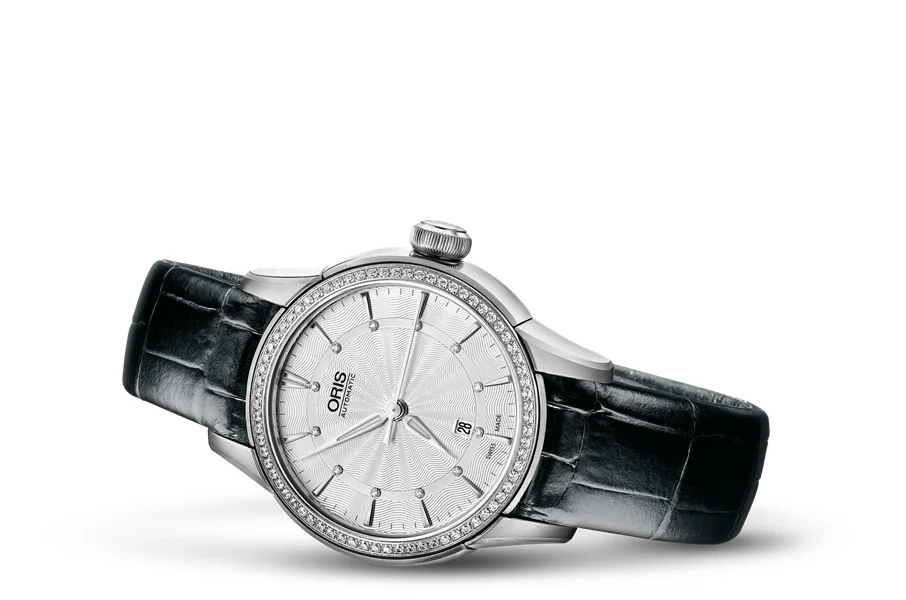 Oris Artelier Date Diamonds 01 561 7687 4951-07 5 14 60FC 31 mm kol saati