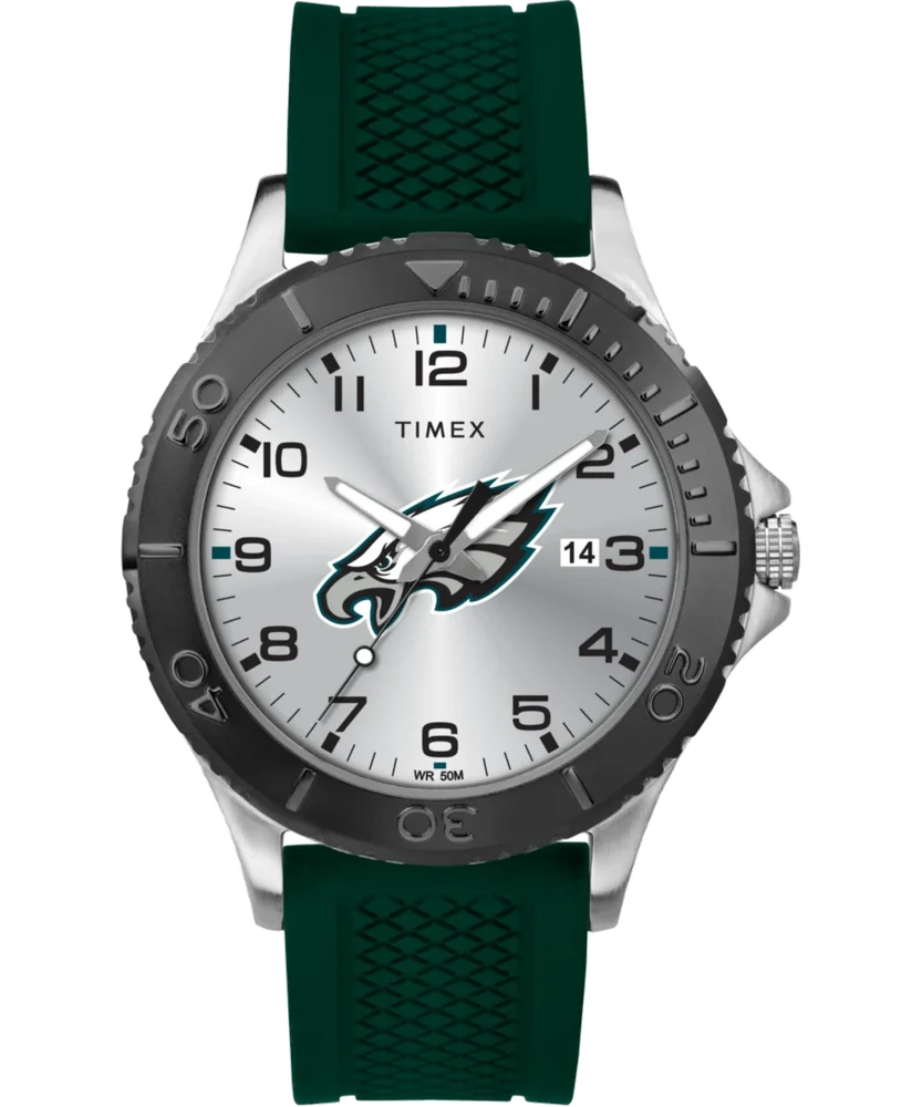Timex Gamer Green Philadelphia Eagles TWZFEAGMH 42 mm kol saati