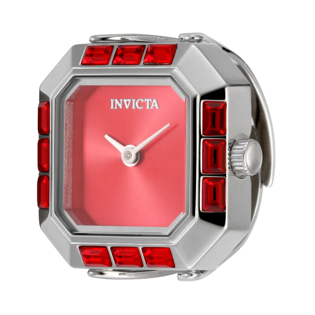 Invicta Mini Angel Ring Watch - 21.5mm. Silver (49582) kol saati