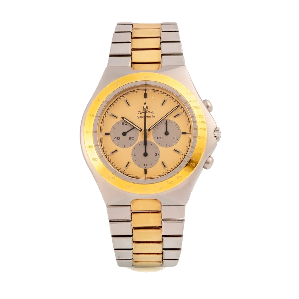 OMEGA Ref. 3450803, Chronograph Speedmaster Steel And Gold Plated kol saati