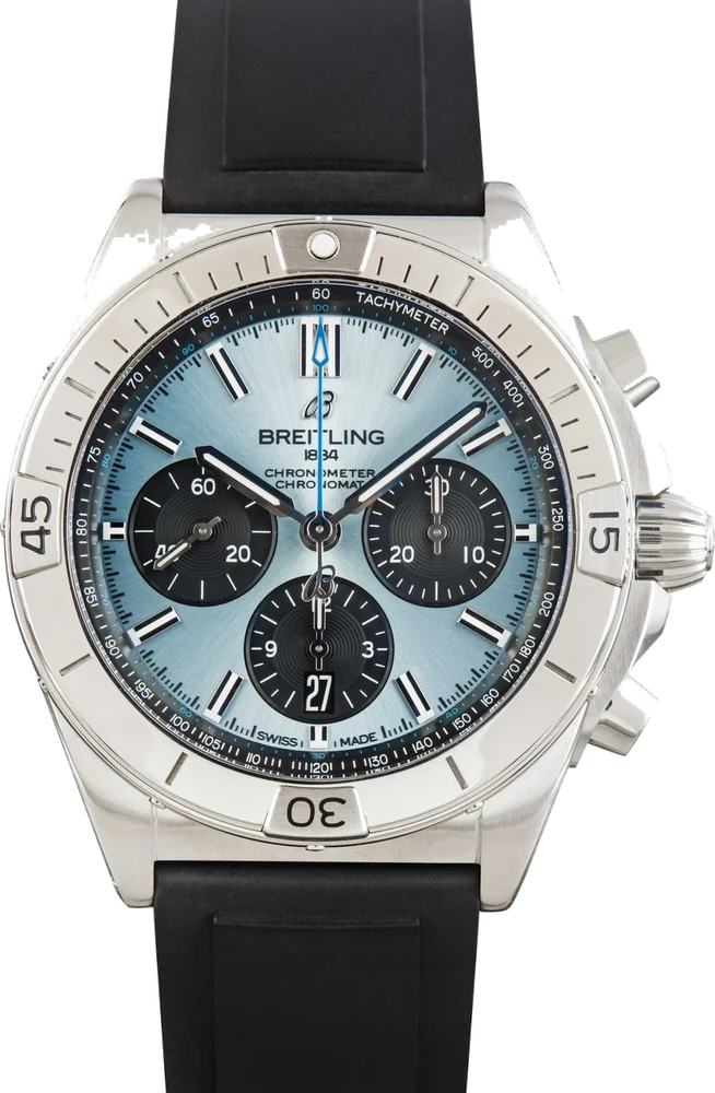 Breitling Chronomat B01 42 Ice Blue Dial PB0134101C1S1 42 mm kol saati