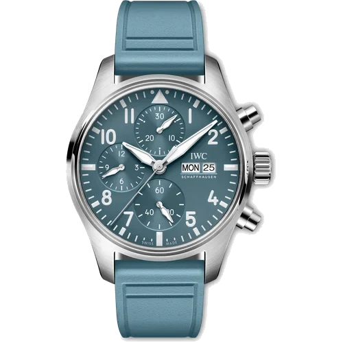 IWC Pilot's Watch Chronograph 41 IW388117 Blue Dial 41 mm kol saati