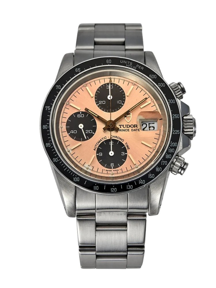 Tudor TUDOR, REF. 79160, BIG BLOCK CHRONOGRAPH A fine, self-winding, stainless steel chronograph wristwatch with date. 40 mm kol saati