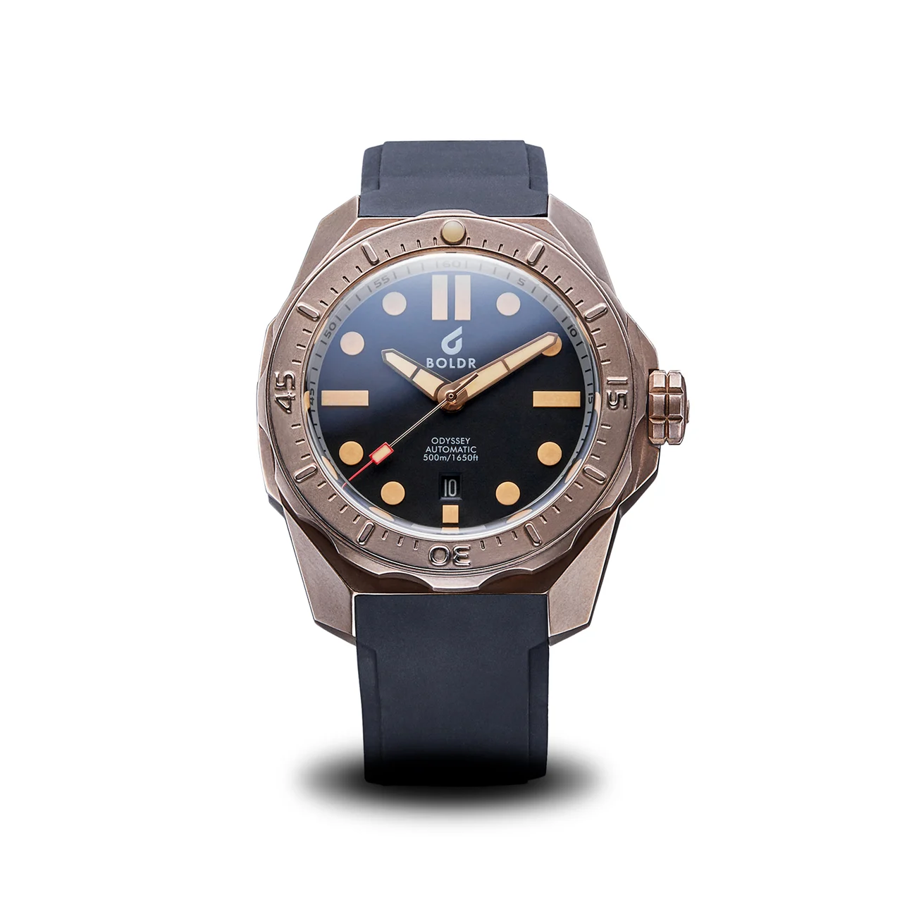 BOLDR Supply Co. Odyssey Bronze Coal Black OD-CBK-BRZ-22-52 52 mm kol saati