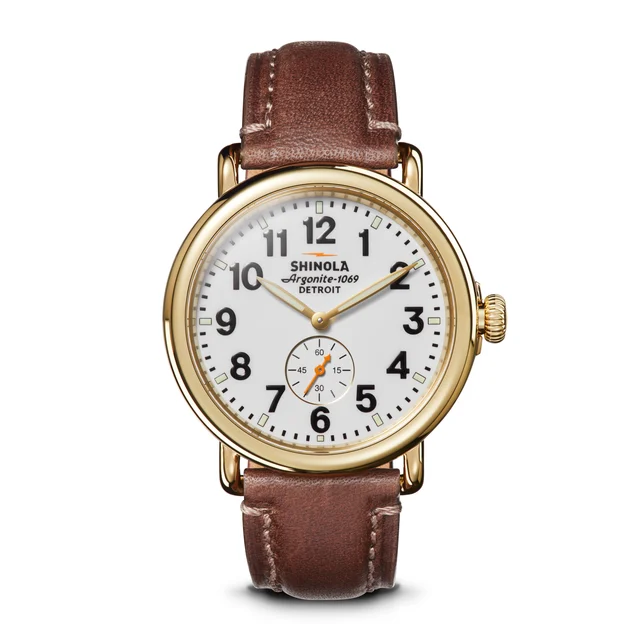 Shinola The Runwell S0120266280-1-Wht-41-USA kol saati