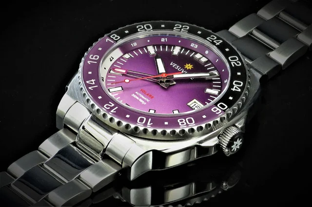 Vesuviate Volare Purple kol saati