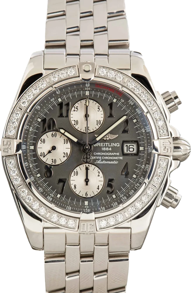 Breitling Chronomat Evolution Anthracite Dial A1335653/B722 44 mm kol saati