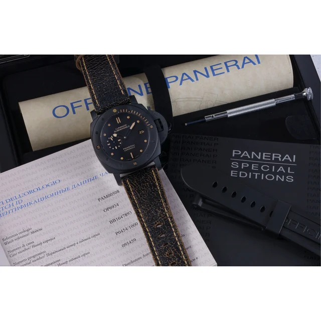 Panerai Luminor Submersible 1950 3 Days Automatic Ceramica 47 PAM00508 kol saati