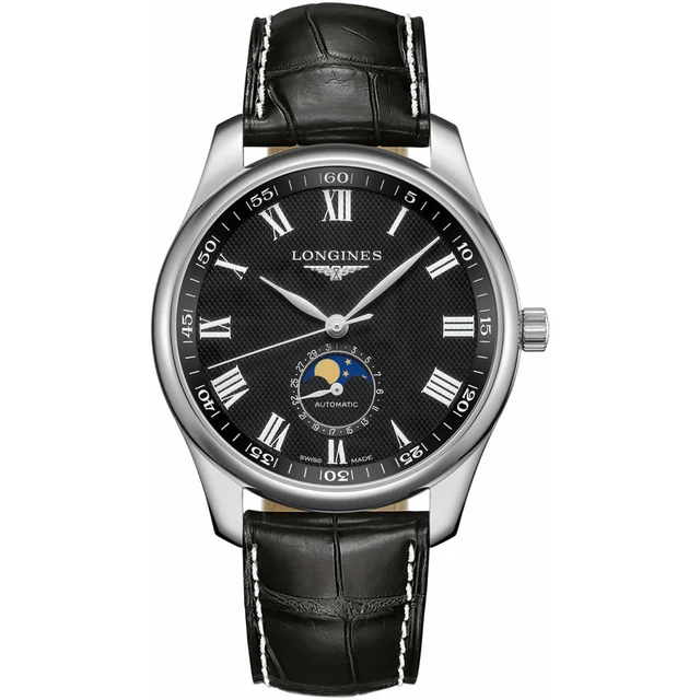 Longines The Master Collection Black Dial 42mm L2.919.4.51.7 kol saati