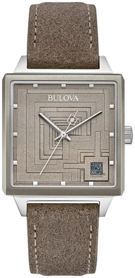 Bulova Frank Lloyd Wright Ennis House 96A314 kol saati