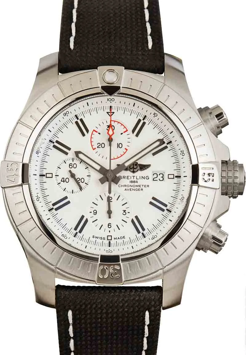 Breitling Super Avenger 48MM Stainless Steel A133751A1A1X2 48 mm kol saati