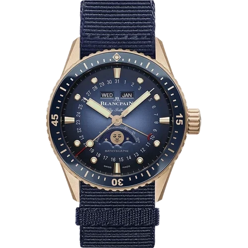 Blancpain Bathyscaphe Quantième Complet Phases de Lune 5054 3640 NAOA kol saati