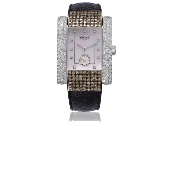 Chopard CHOPARD REF. 41/6950/8-55" LA STRADA" LADY'S QUARTZ WHITE GOLD & DIAMOND kol saati