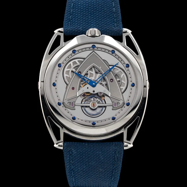 De Bethune Steel Wheels Titanium Skeleton Ltd POC210009N38677 kol saati