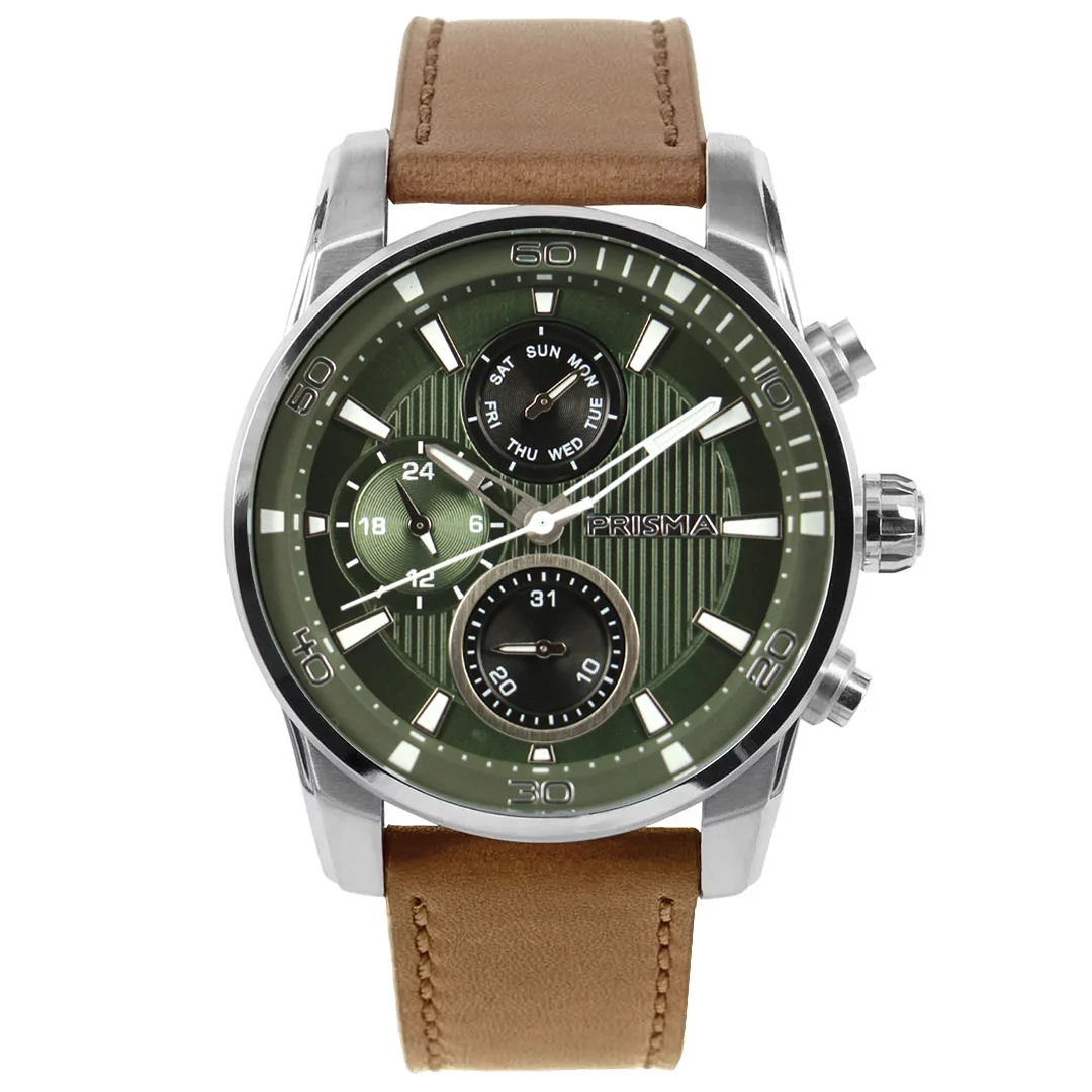 Prisma Refined Green Watch Prisma P.1599 Refined Green Watch 43 mm kol saati