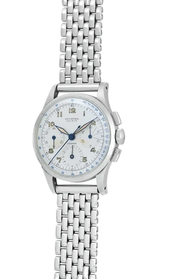 Universal UNIVERSAL REF. 22282, COMPAX CHRONOGRAPH, STEEL kol saati