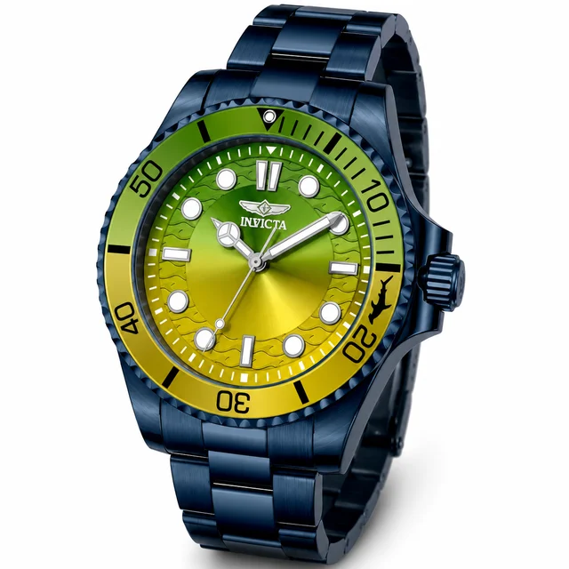 Invicta Pro Diver Kromatyk Watch - 43mm, Blue (50967) kol saati