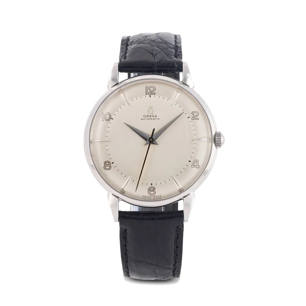 OMEGA OMEGA, REF. 2481-1, BUMPER AUTOMATIC, JUMBO, STAINLESS STEEL kol saati