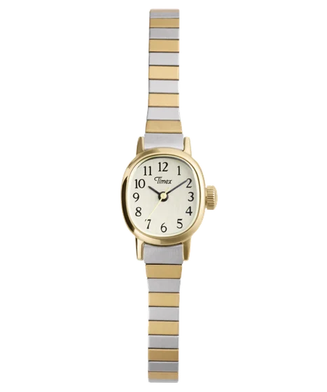 Timex Cavatina® Mini 17mm Stainless Steel Expansion Band Watch TW2Y66900 kol saati