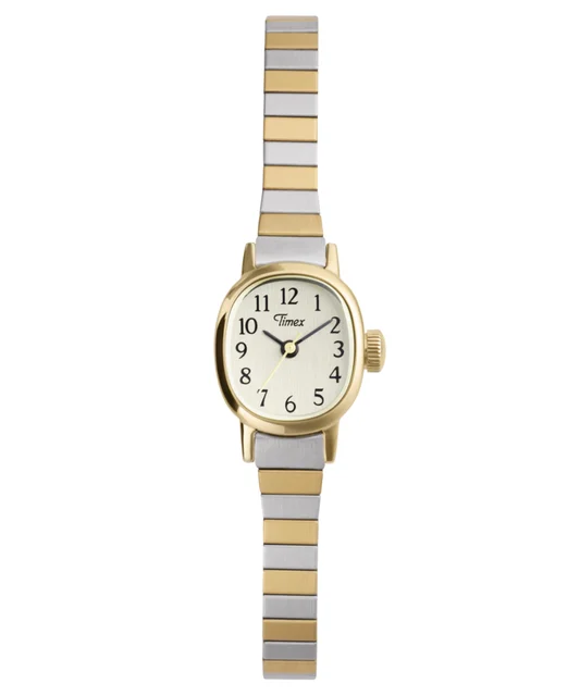 Timex Cavatina® Mini 17mm Stainless Steel Expansion Band Watch TW2Y66900VQ kol saati
