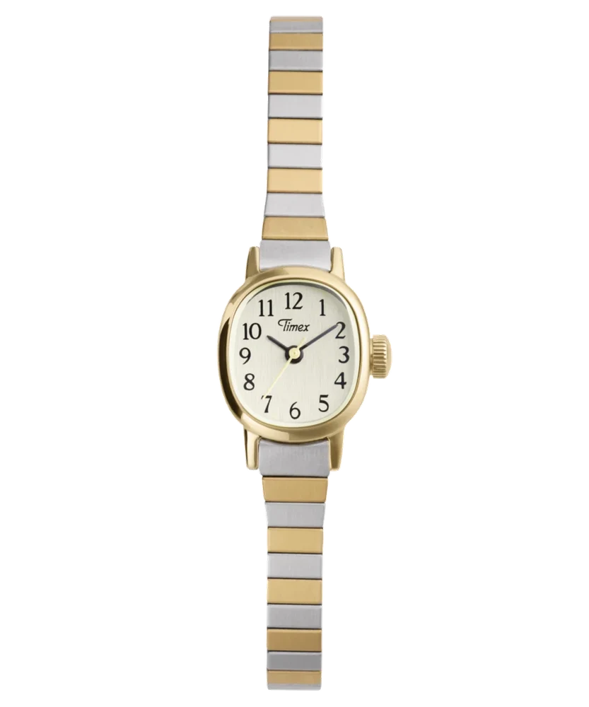Timex Cavatina® Mini 17mm Stainless Steel Expansion Band Watch TW2Y66900 17 mm kol saati