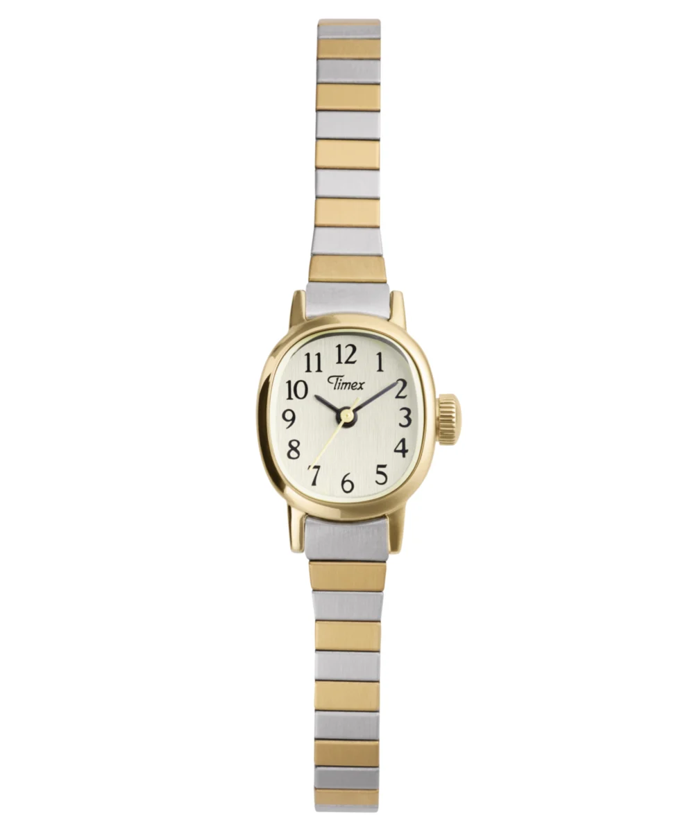 Timex Cavatina® Mini 17mm Stainless Steel Expansion Band Watch TW2Y66900VQ kol saati