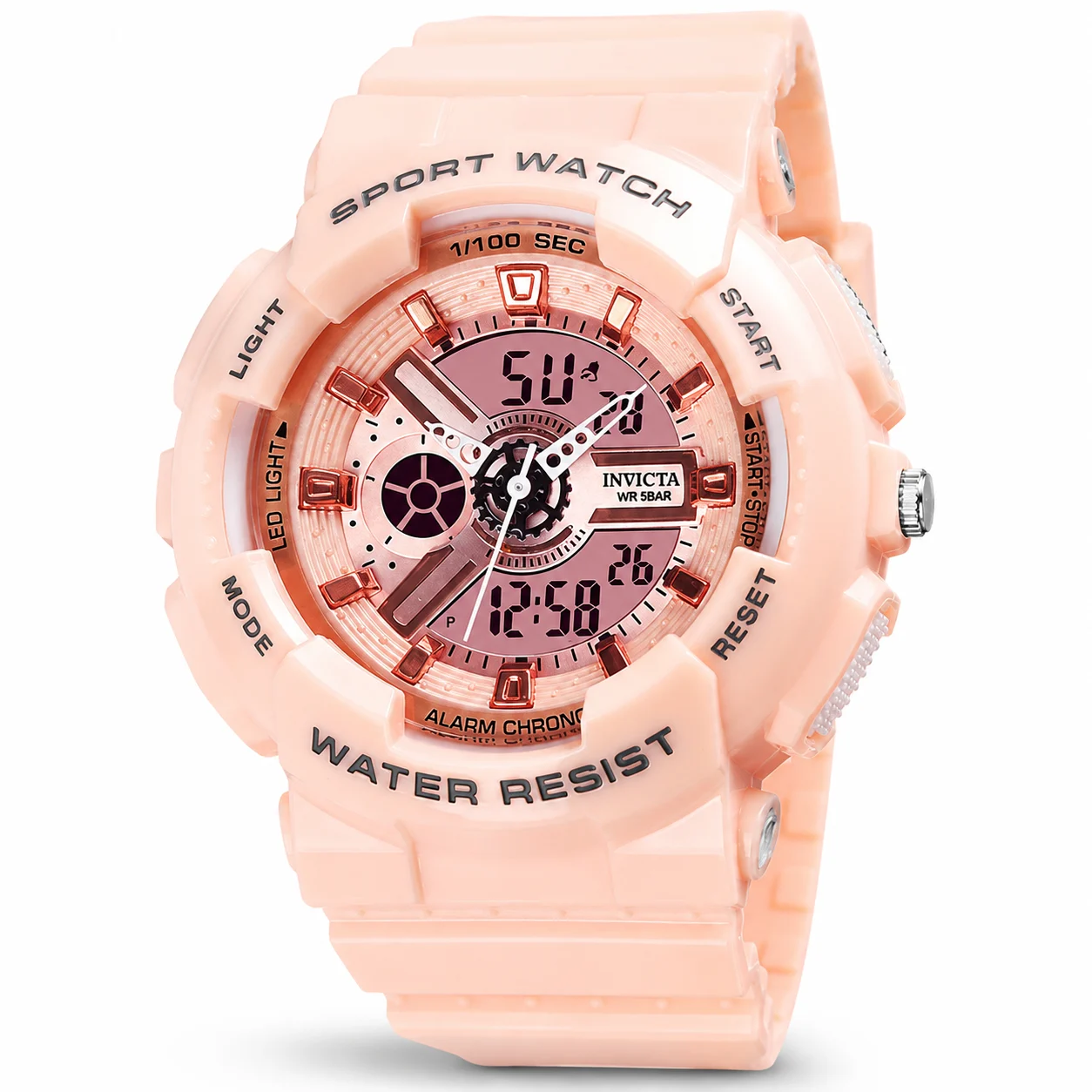 Invicta Celestial Watch - 44mm, Pink (70324) 44 mm kol saati