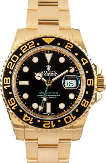 Rolex GMT-Master II ref 116718 Green Dial kol saati