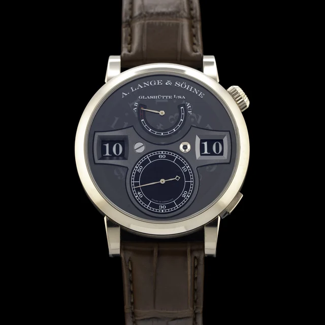 A. Lange & Sohne Lange & Söhne Zeitwerk Honeygold POC210009N38653 kol saati