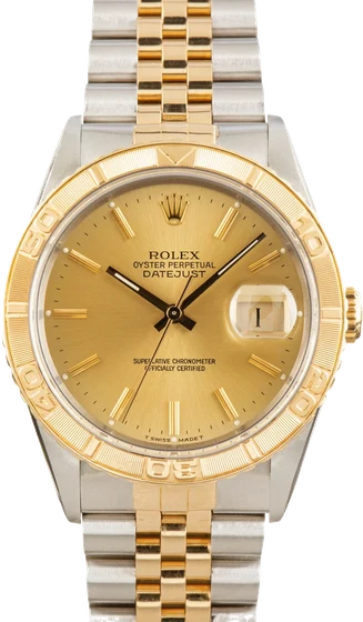 Rolex Thunderbird "Turn-o-Graph" Datejust 16263 kol saati