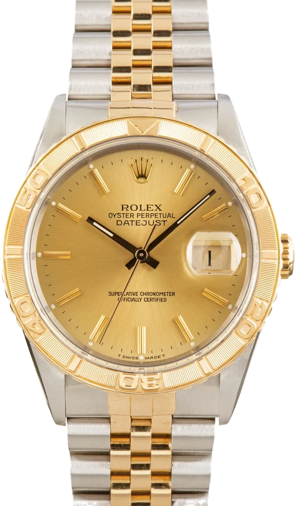 Rolex Thunderbird "Turn-o-Graph" Datejust 16263 36 mm kol saati