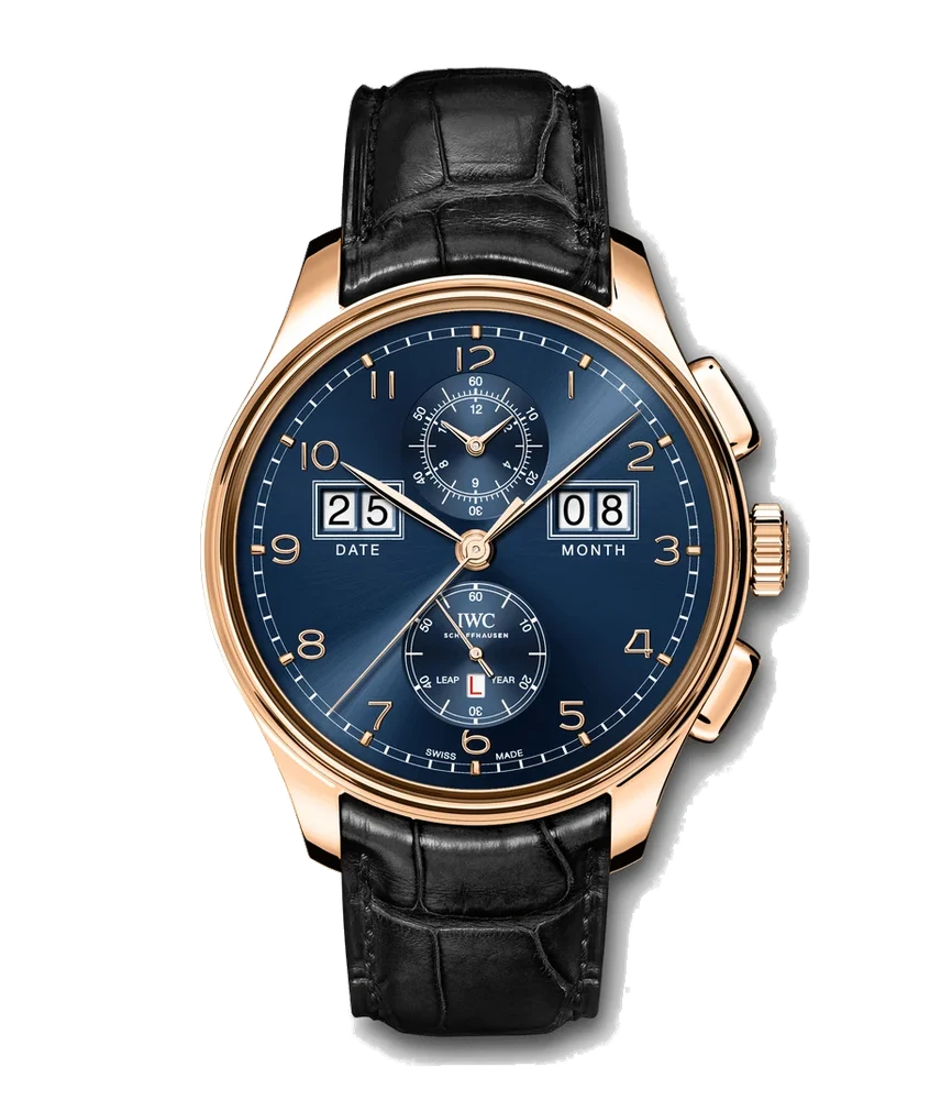 IWC Portugieser Perpetual Calendar Digital Date Month IW397204 45 mm kol saati