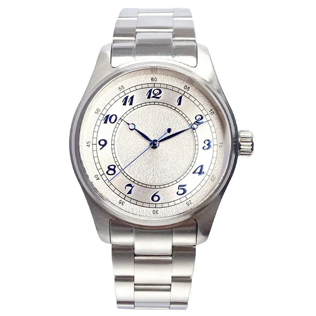 Tandorio Pilot Watch Stainless Steel 39mm 20ATM NH35A PT5000 20bar Sapphire 14:865#D-Steel