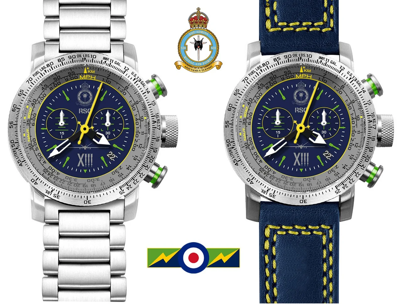 Rscwatches 13sqn-chrono 42 mm kol saati