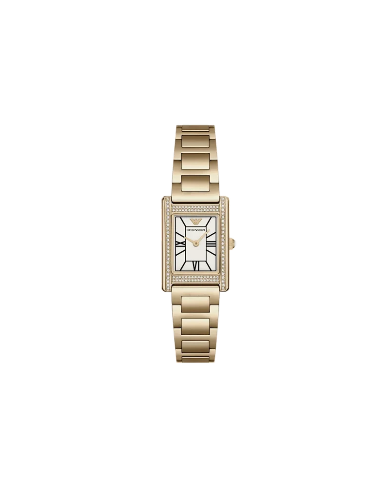 Emporio Armani Two-Hand Gold-Tone Stainless Steel Watch AR11659 22 mm kol saati