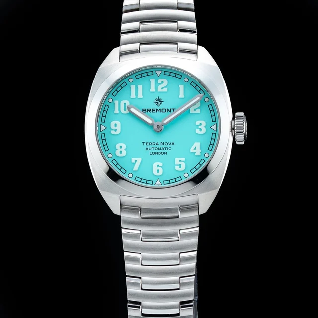Bremont Terra Nova 38 Turquoise NAP21000N29484 kol saati