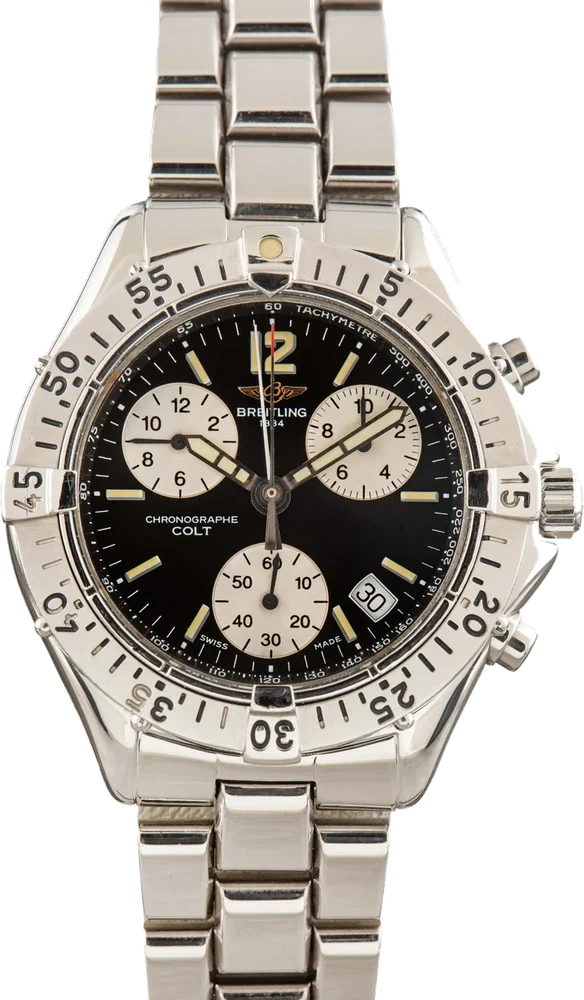 Breitling Chrono Colt Quartz Stainless Steel A53035 38 mm kol saati