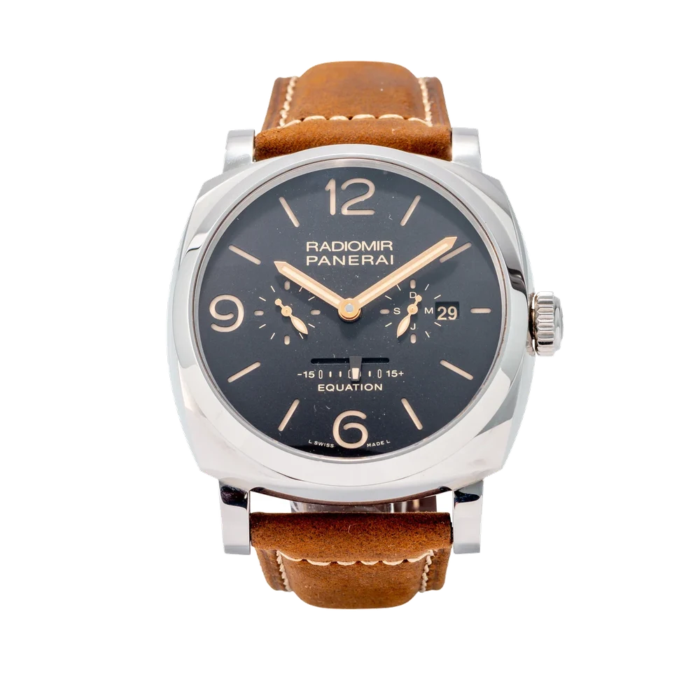 Panerai PANERAI REF. PAM 516, 8-DAY GOING, POWER RESERVE INDICATION, DATE, EQUATION OF TIME; "RADIOMIR 1940 EQUATION OF TIME 8-DAYS", LIMITED EDITION OF 200 PIECES; STAINLESS STEEL kol saati