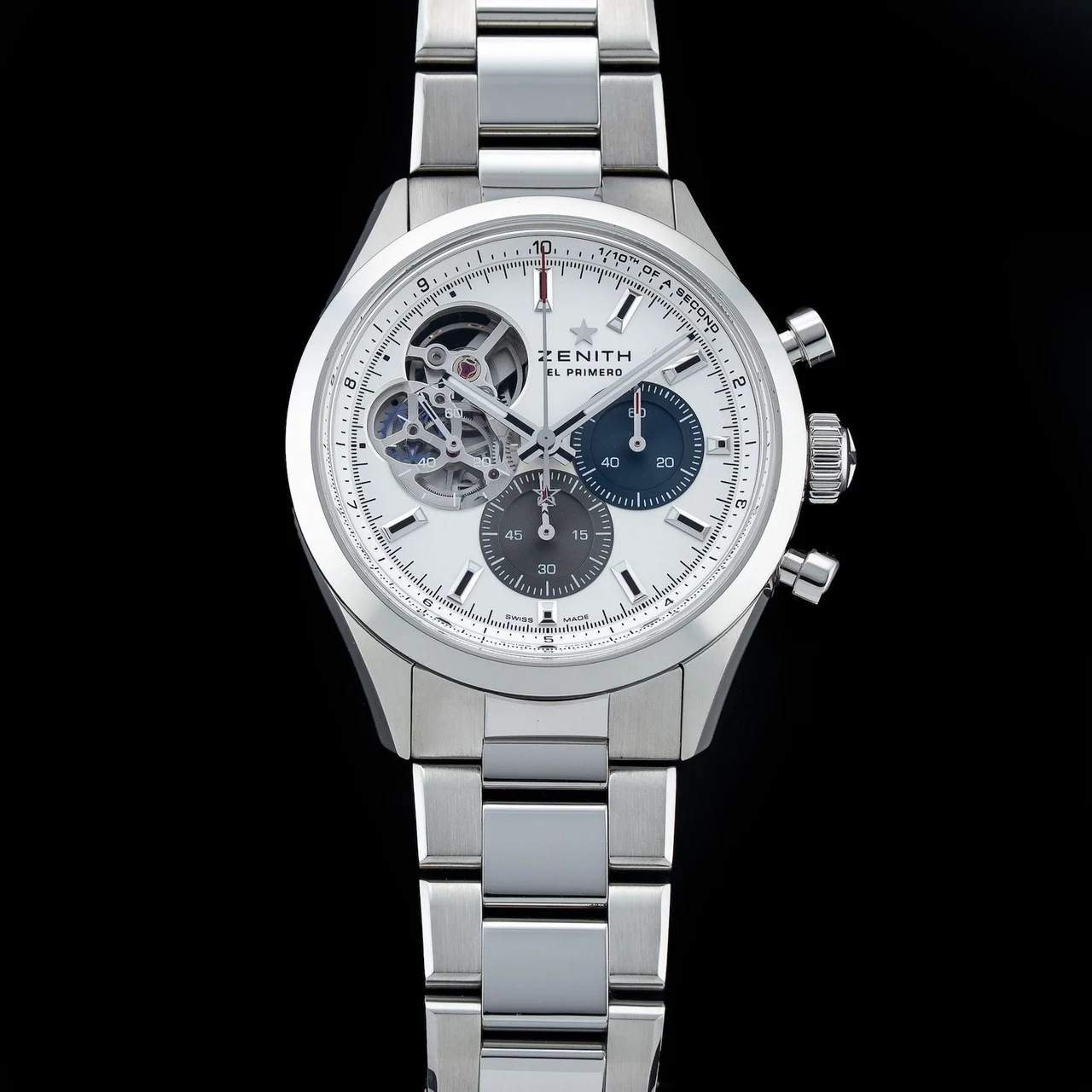 Zenith Chronomaster 03.3300.3604 69.M3300 White Dial 210009N34836 39.5 mm kol saati