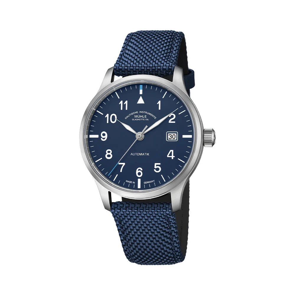 Muhle Glashutte Terrasport II USA 2025 Limited Edition 40mm - Blue on Fabric Strap M1-37-42-102-CB 40 mm kol saati