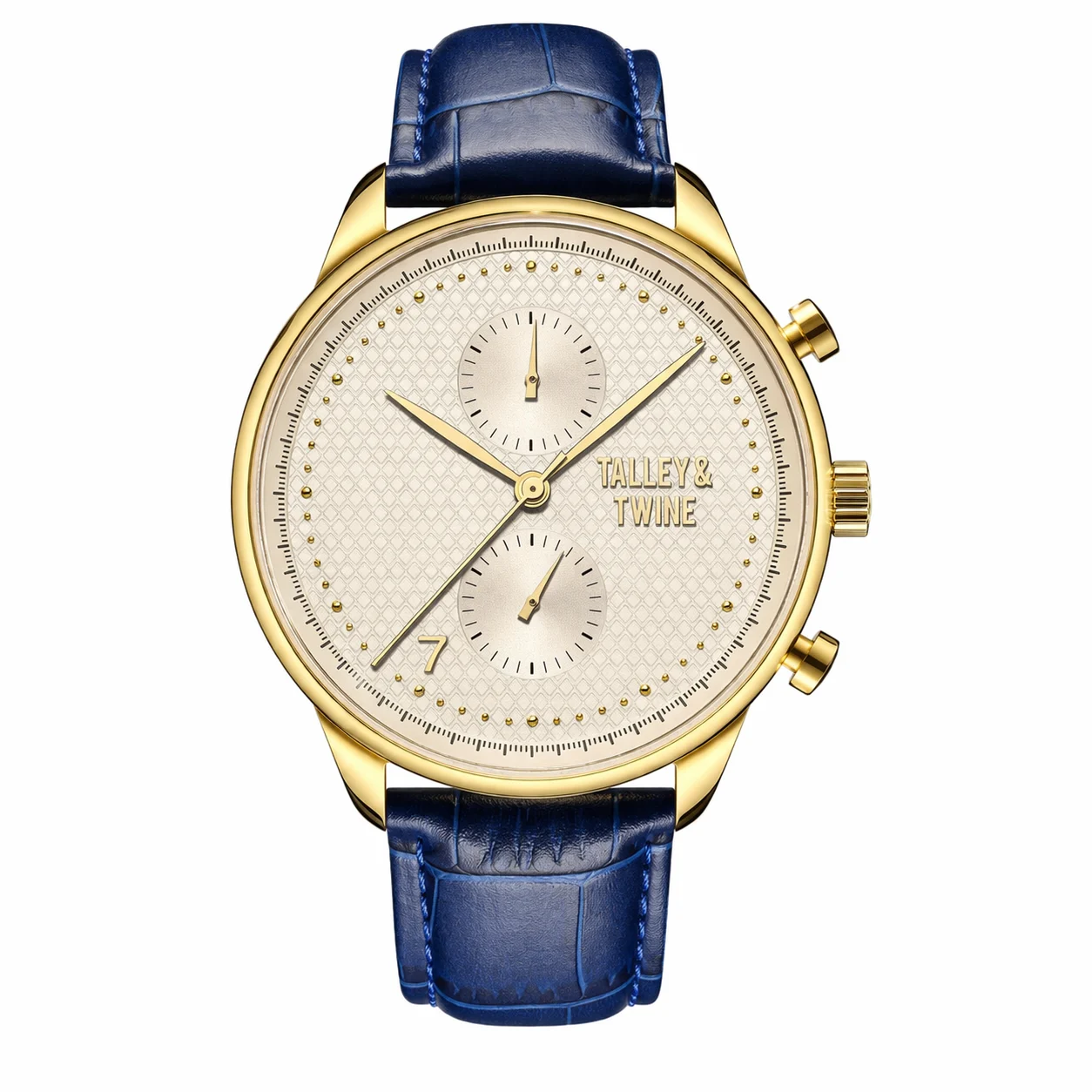 Talley & Twine Watch Company Ch-blu-lth 46 mm kol saati