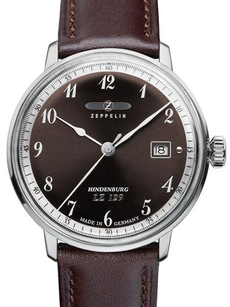 Graf Zeppelin Hindenburg Series Swiss Quartz Dress Watch #7046-5 40 mm kol saati