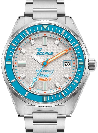 Squale Matic S White Bracelet MATICLBWT.SSBX/SQ 39.5 mm kol saati